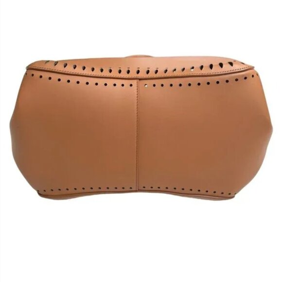 Alaia Brown Leather Tote - FLAWS/DEFECTS - See Notes - Picture 5 of 8